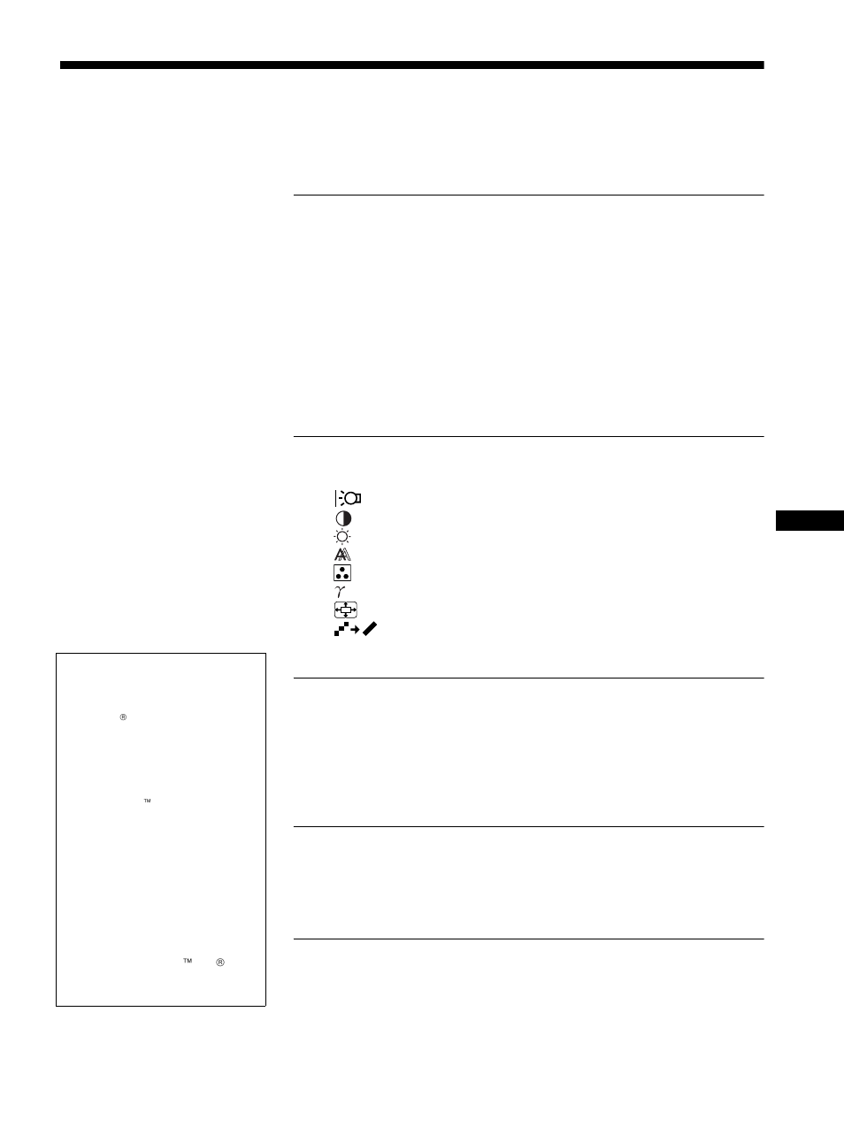 Sony SDM-X72 User Manual | Page 25 / 72