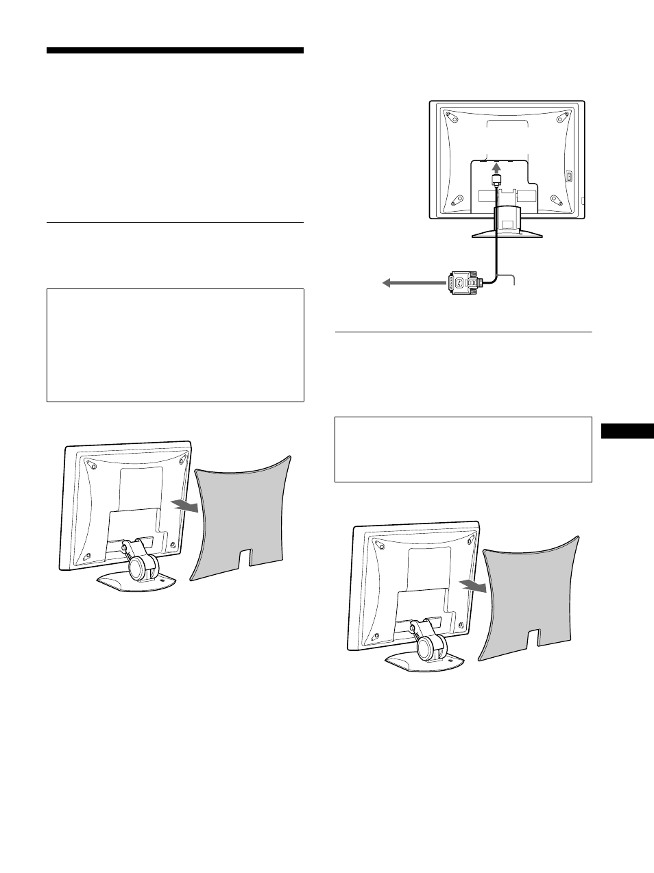 Configuración, Paso 1: con, Paso 2: con | Sony SDM-X72 User Manual | Page 51 / 72