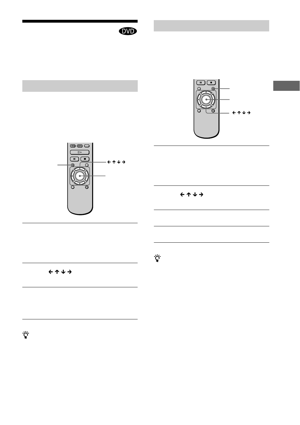 Using the dvd’s menu, Using the title menu, Using the dvd menu | Sony DVP-NS300 User Manual | Page 31 / 72