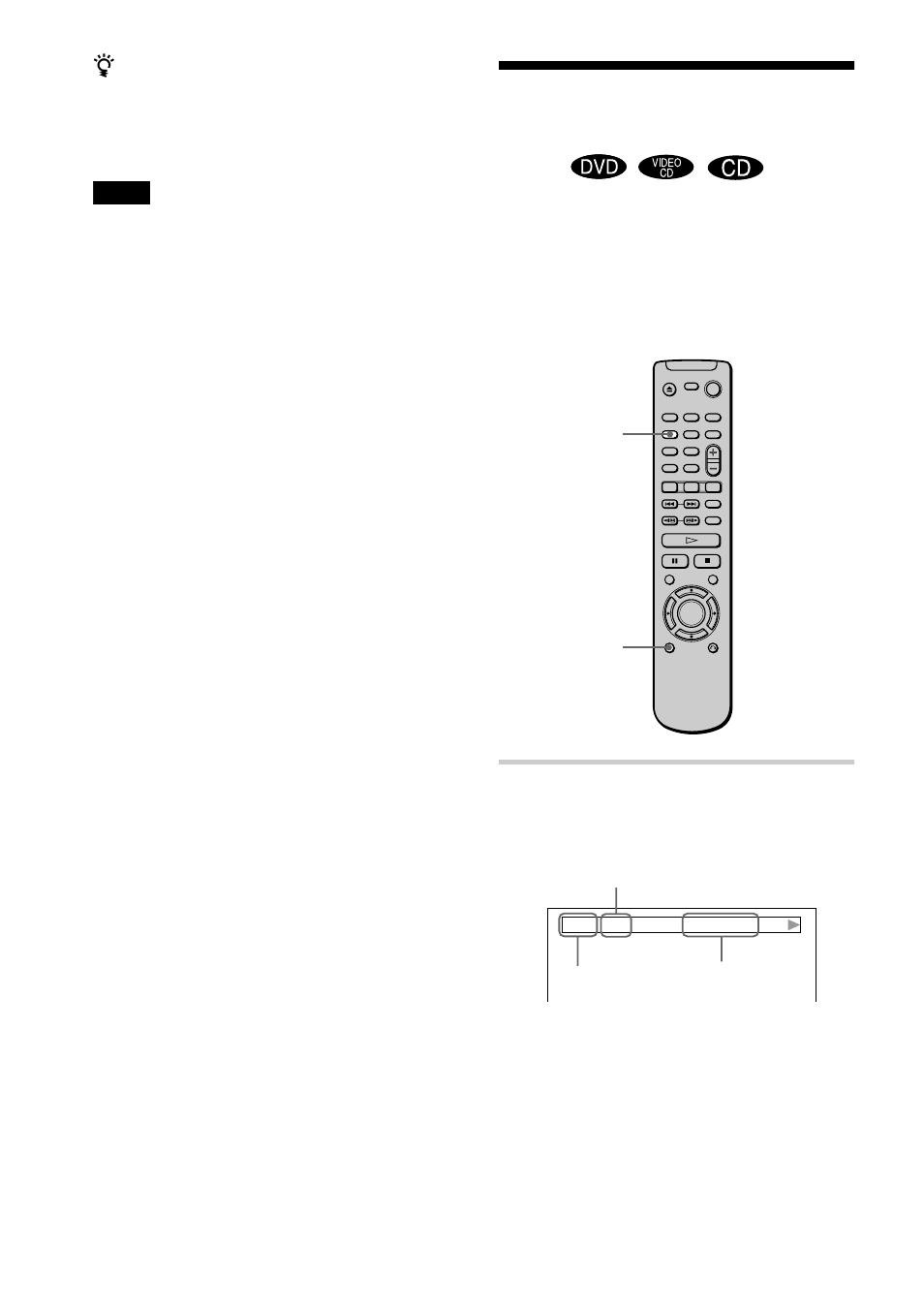 Checking the playing time and remaining time | Sony DVP-NS300 User Manual | Page 40 / 72