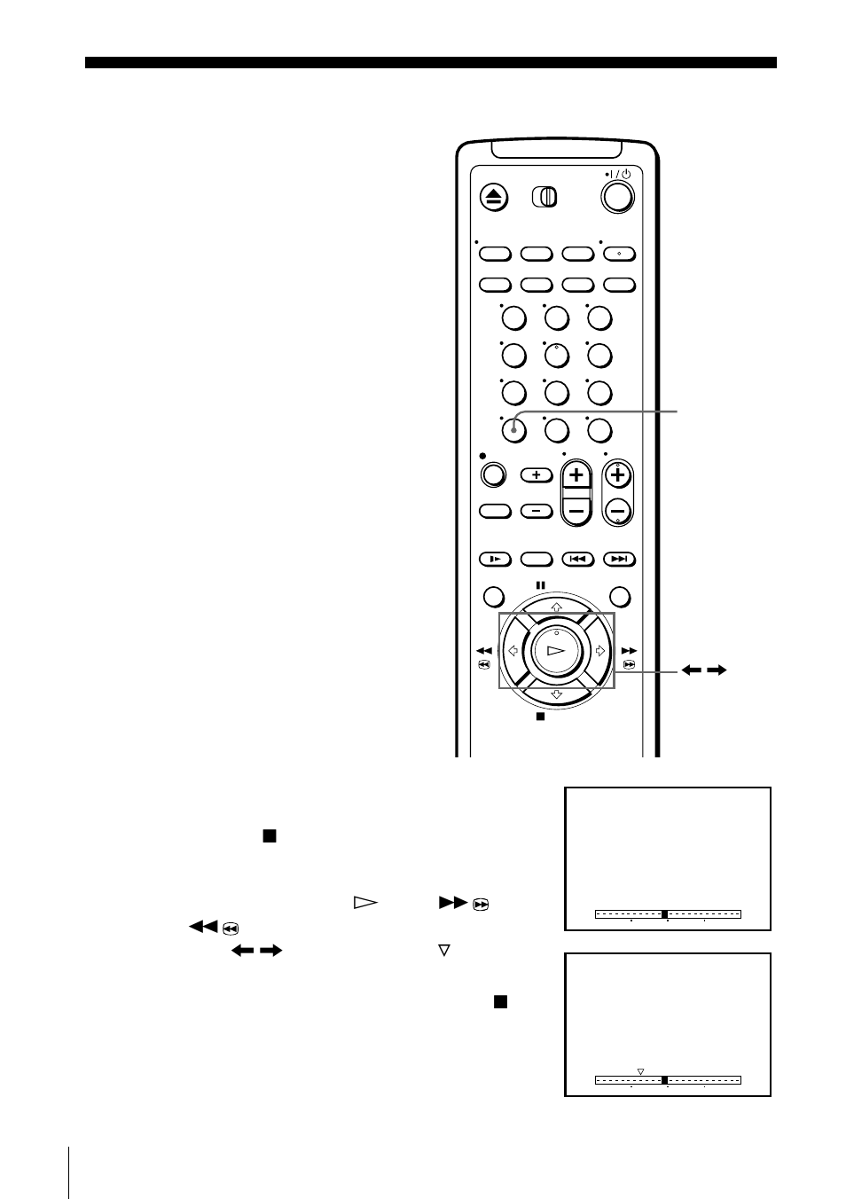 Searching for a selected point on the tape, Search | Sony SLV-N70 User Manual | Page 90 / 112