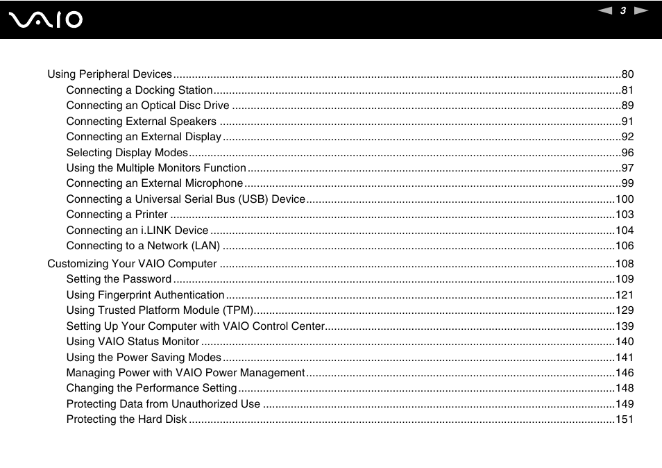 Sony VGN-TZ340NCP User Manual | Page 3 / 238