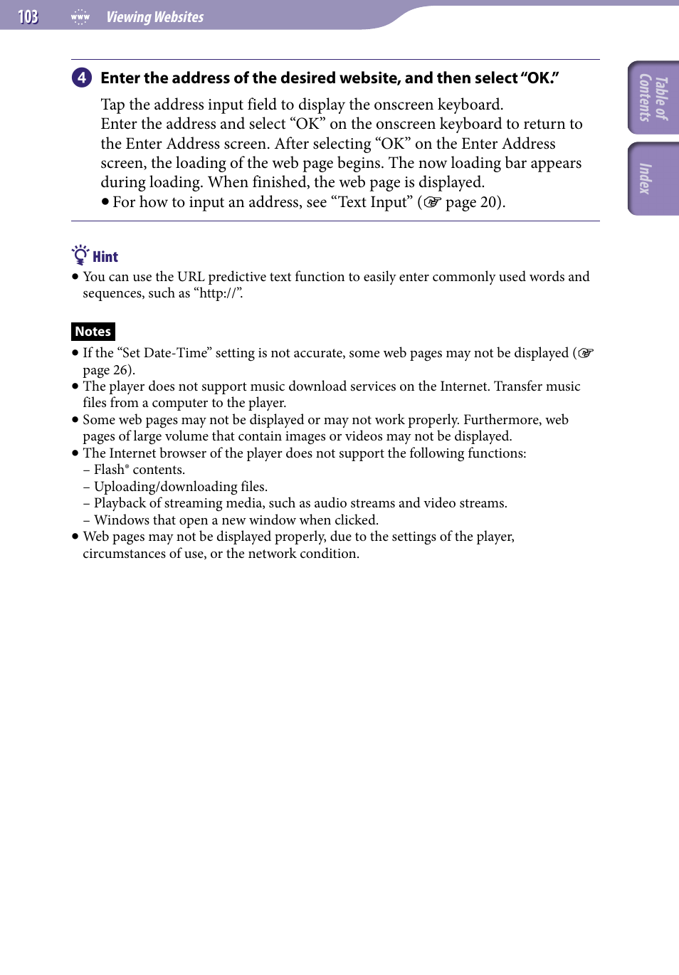 Sony NWZ-X1051F User Manual | Page 103 / 182
