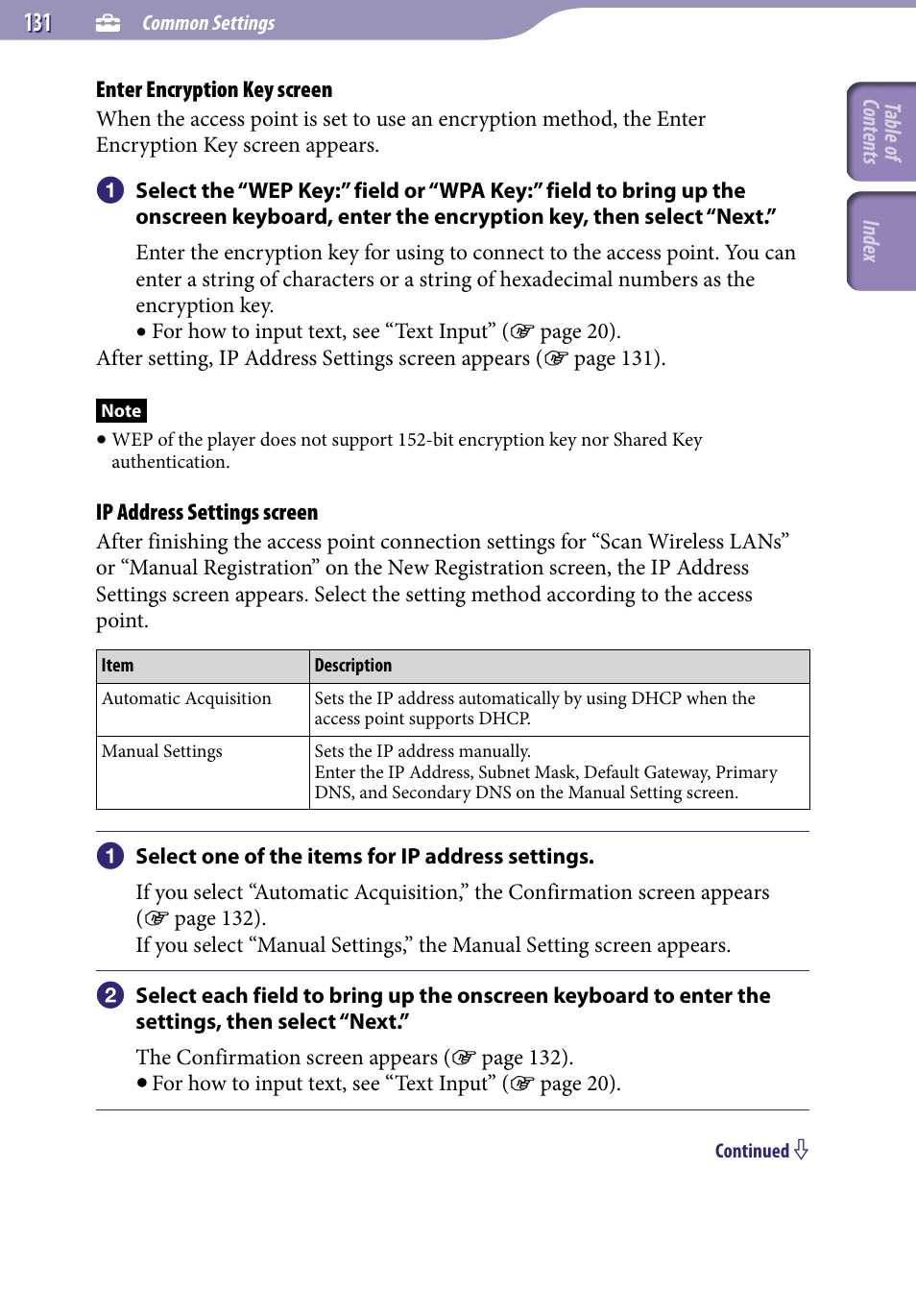 Sony NWZ-X1051F User Manual | Page 131 / 182