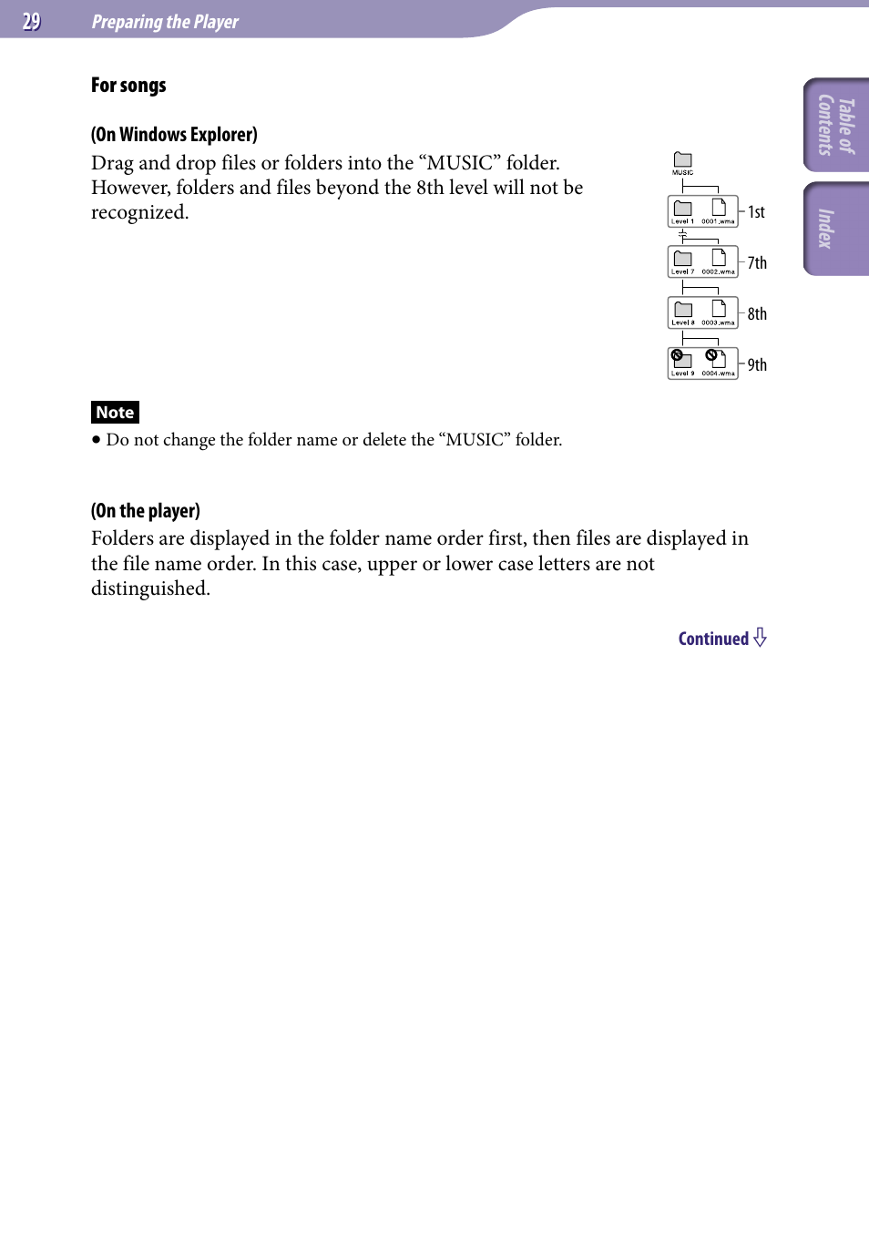 Sony NWZ-X1051F User Manual | Page 29 / 182