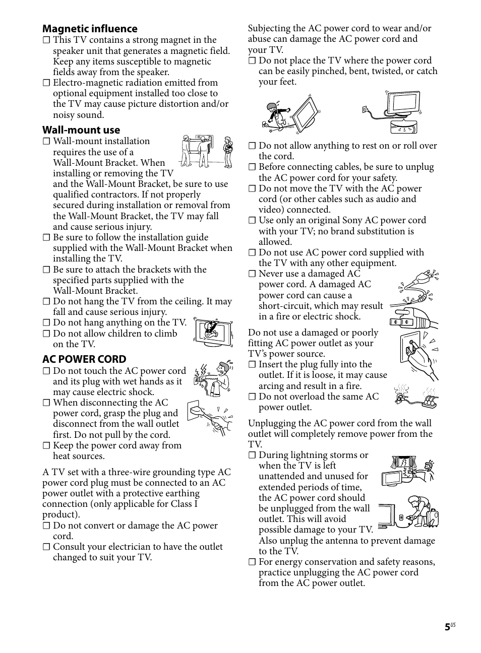 Sony KDL-46W4100 User Manual | Page 5 / 20
