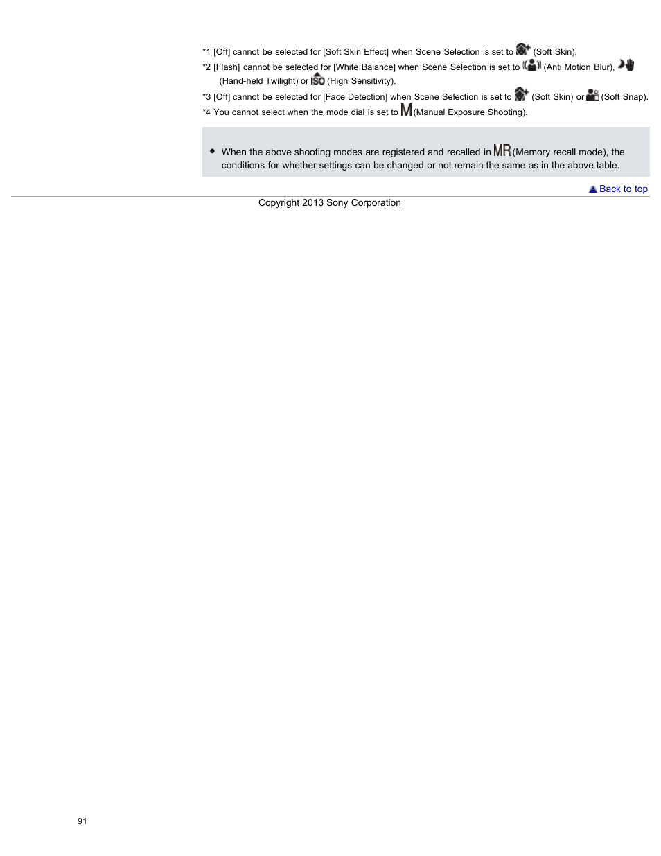 Sony DSC-HX50V User Manual | Page 98 / 289