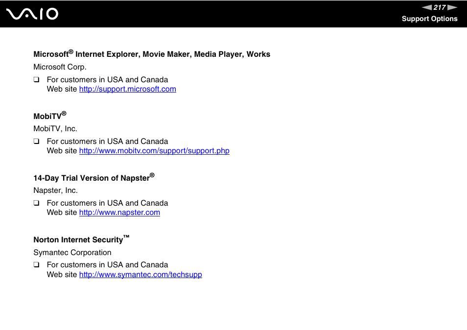 Sony VGN-SZ660N User Manual | Page 217 / 225