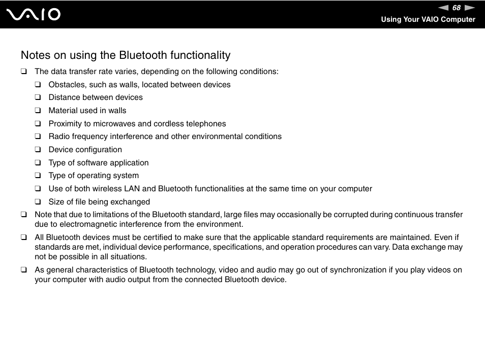 Sony VGN-SZ660N User Manual | Page 68 / 225