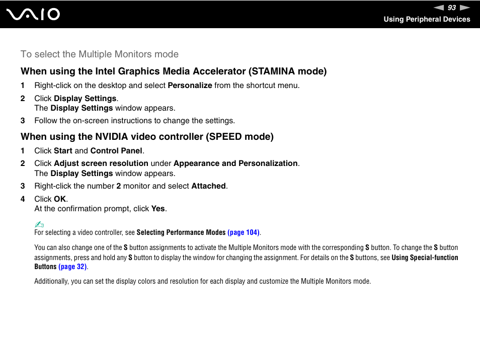 Sony VGN-SZ660N User Manual | Page 93 / 225