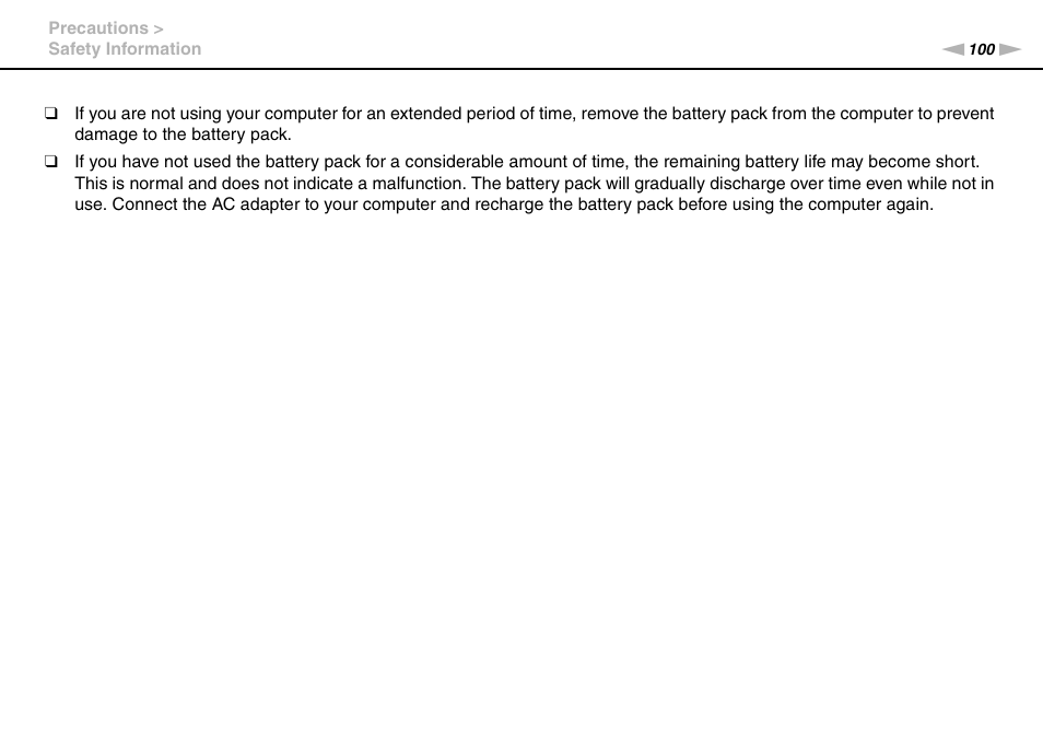Sony VGN-NW226F User Manual | Page 100 / 152
