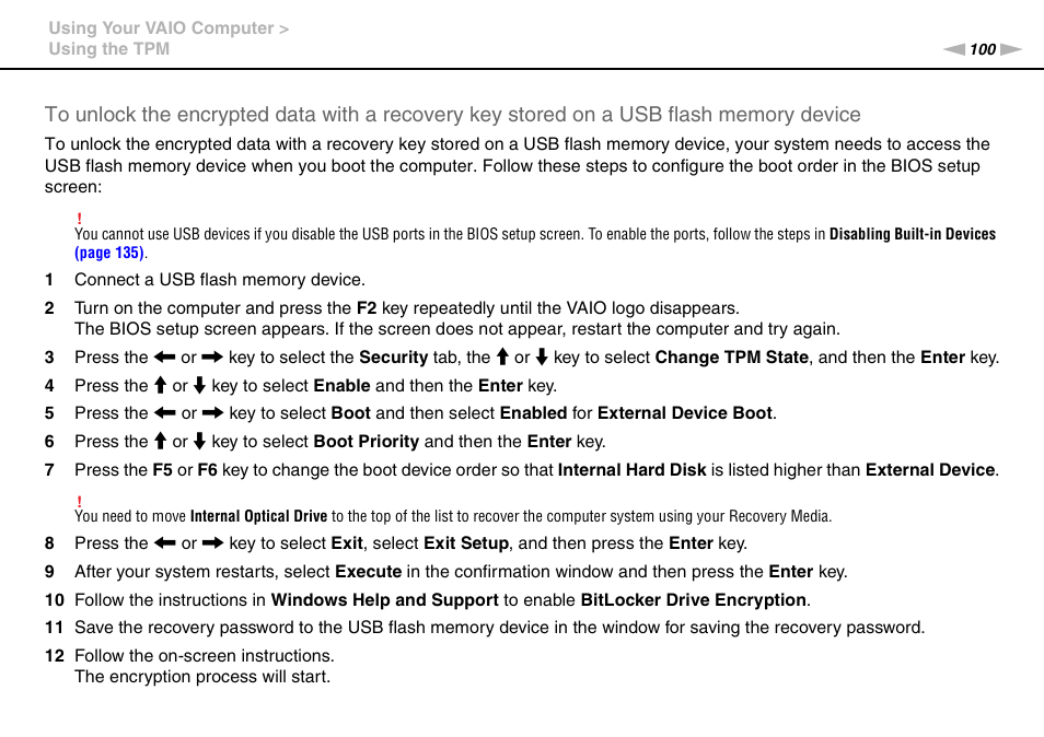 Sony VPCSE23FX User Manual | Page 100 / 212