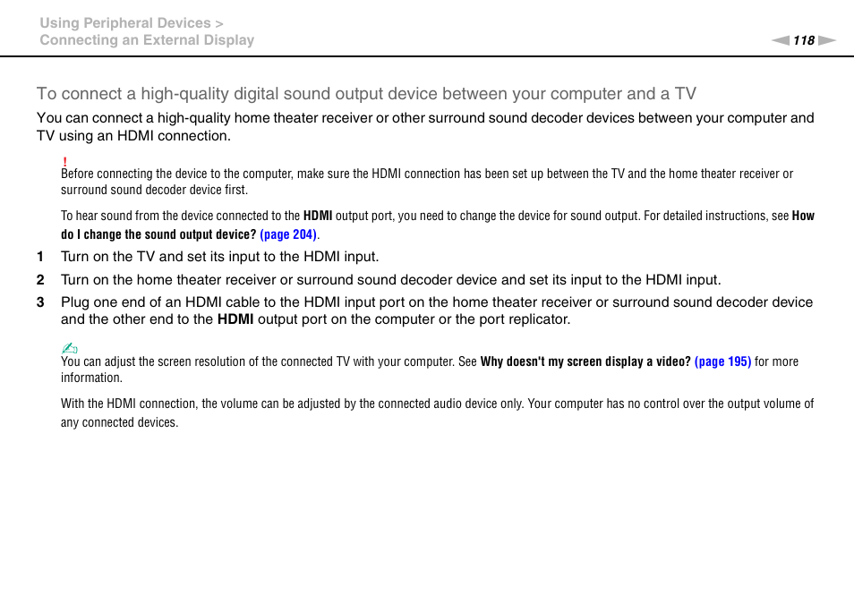 Sony VPCSE23FX User Manual | Page 118 / 212