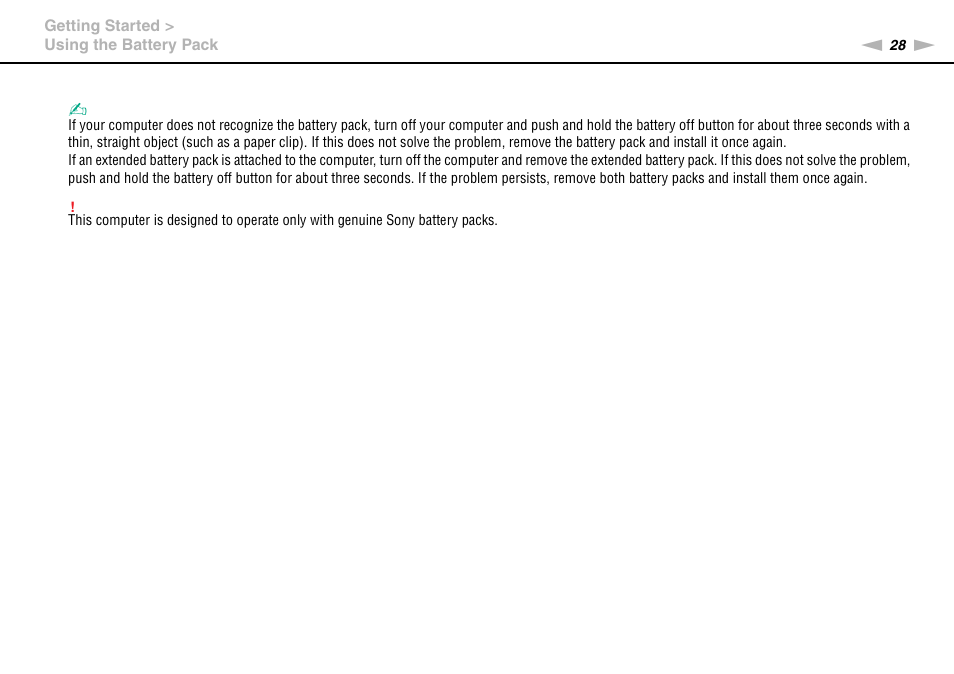 Sony VPCSE23FX User Manual | Page 28 / 212