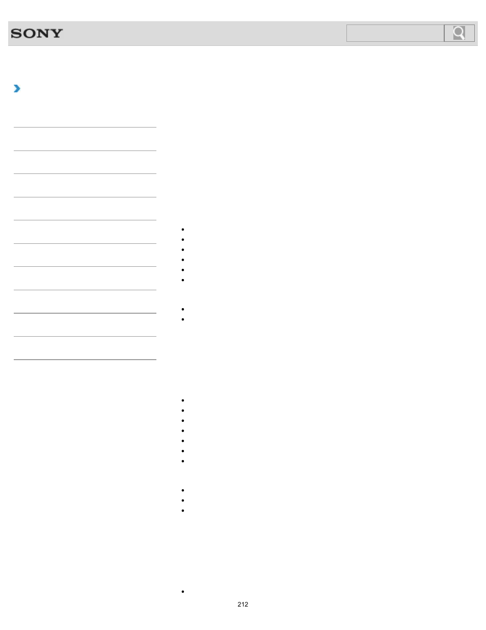 Supported discs<optical disc drive equipped models, How to use, Search | Sony SVS1511BFXB User Manual | Page 212 / 407