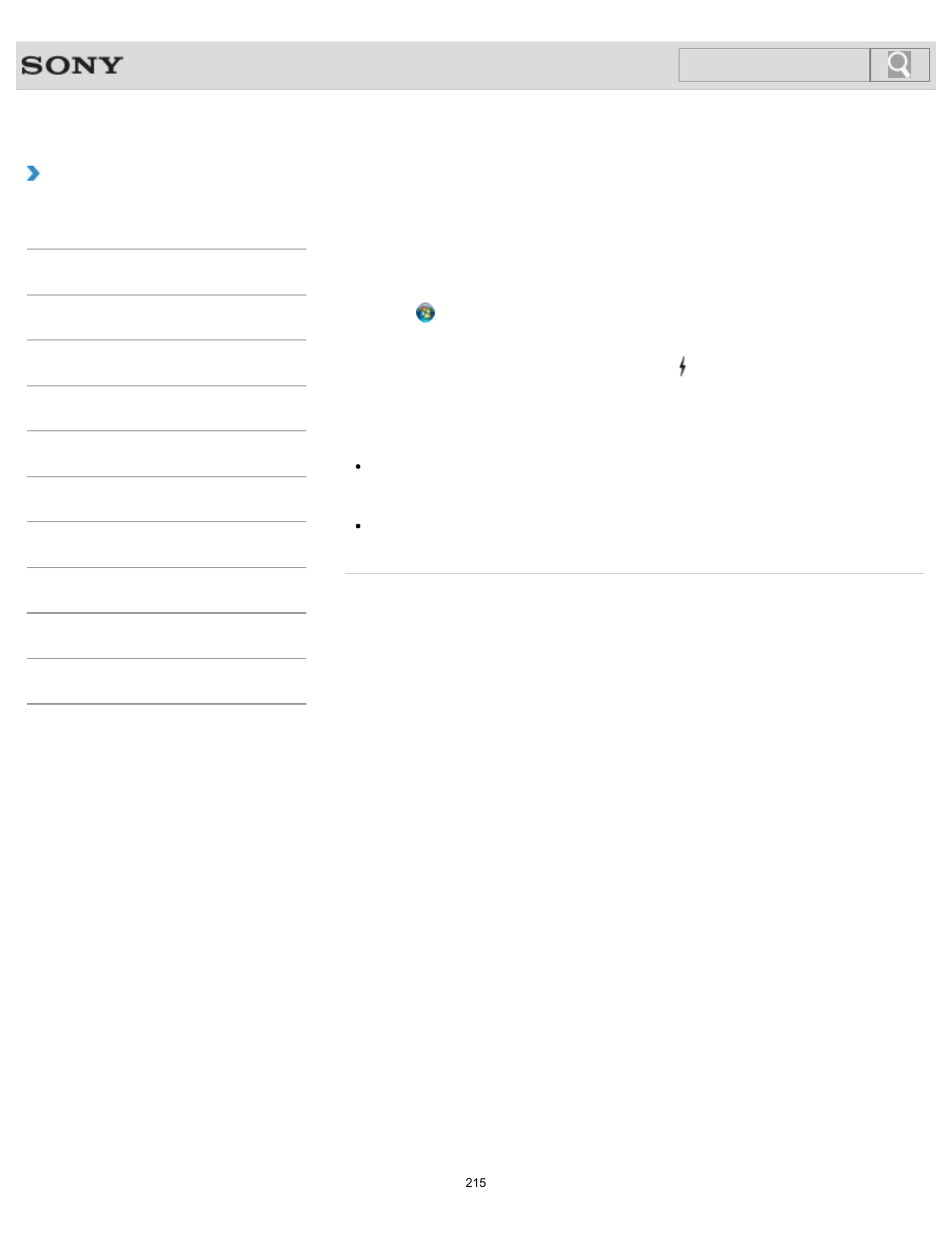 Charging a usb device, Details, How to use | Search | Sony SVS1511BFXB User Manual | Page 215 / 407