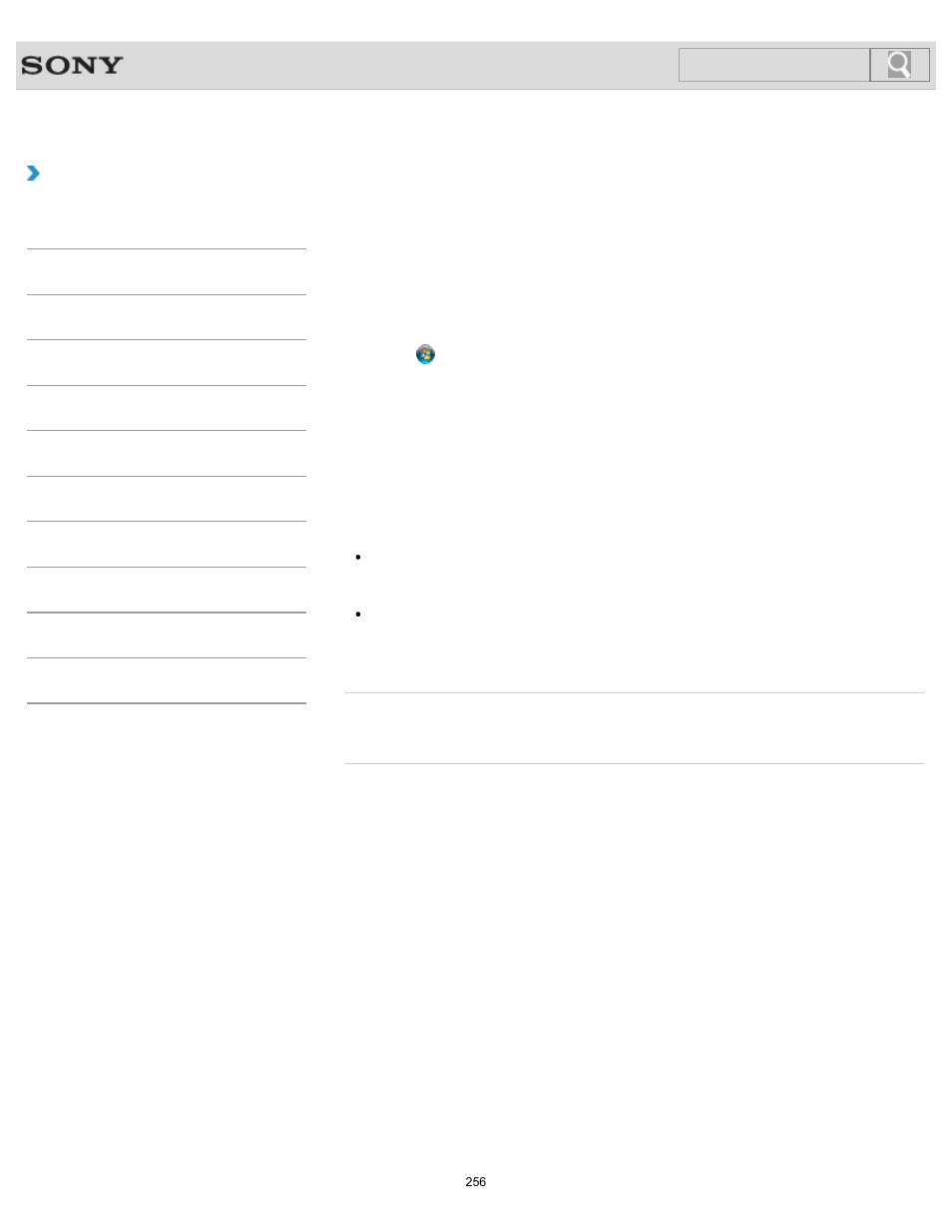 Creating/changing/removing your windows password, Details, How to use | Search | Sony SVS1511BFXB User Manual | Page 256 / 407