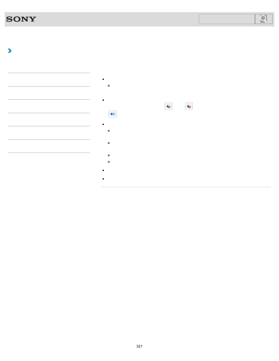 Troubleshooting, Search | Sony SVS1511BFXB User Manual | Page 321 / 407