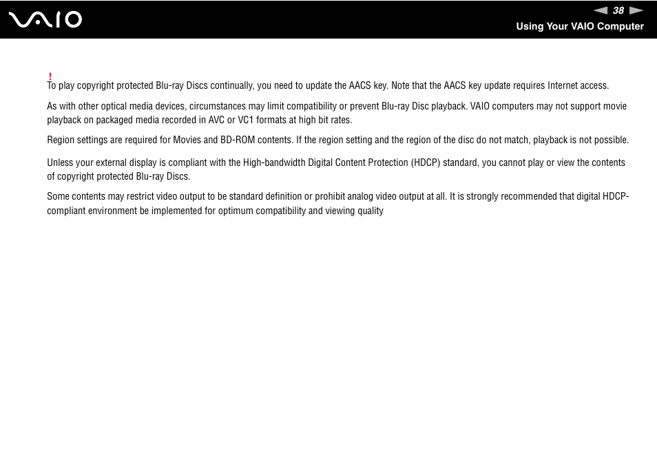 Sony VGN-SZ440 User Manual | Page 38 / 239