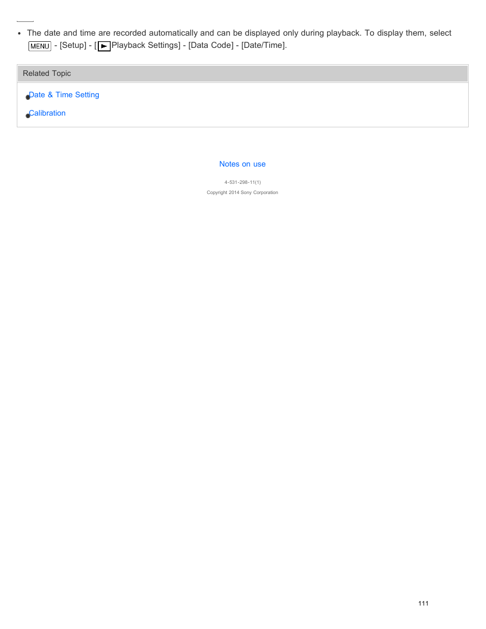 Sony HDR-PJ540 User Manual | Page 122 / 394