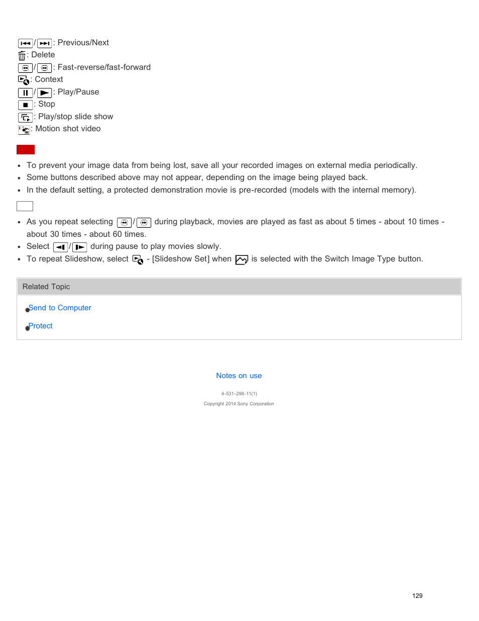 Sony HDR-PJ540 User Manual | Page 140 / 394