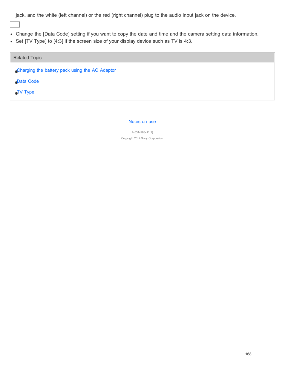 Sony HDR-PJ540 User Manual | Page 179 / 394