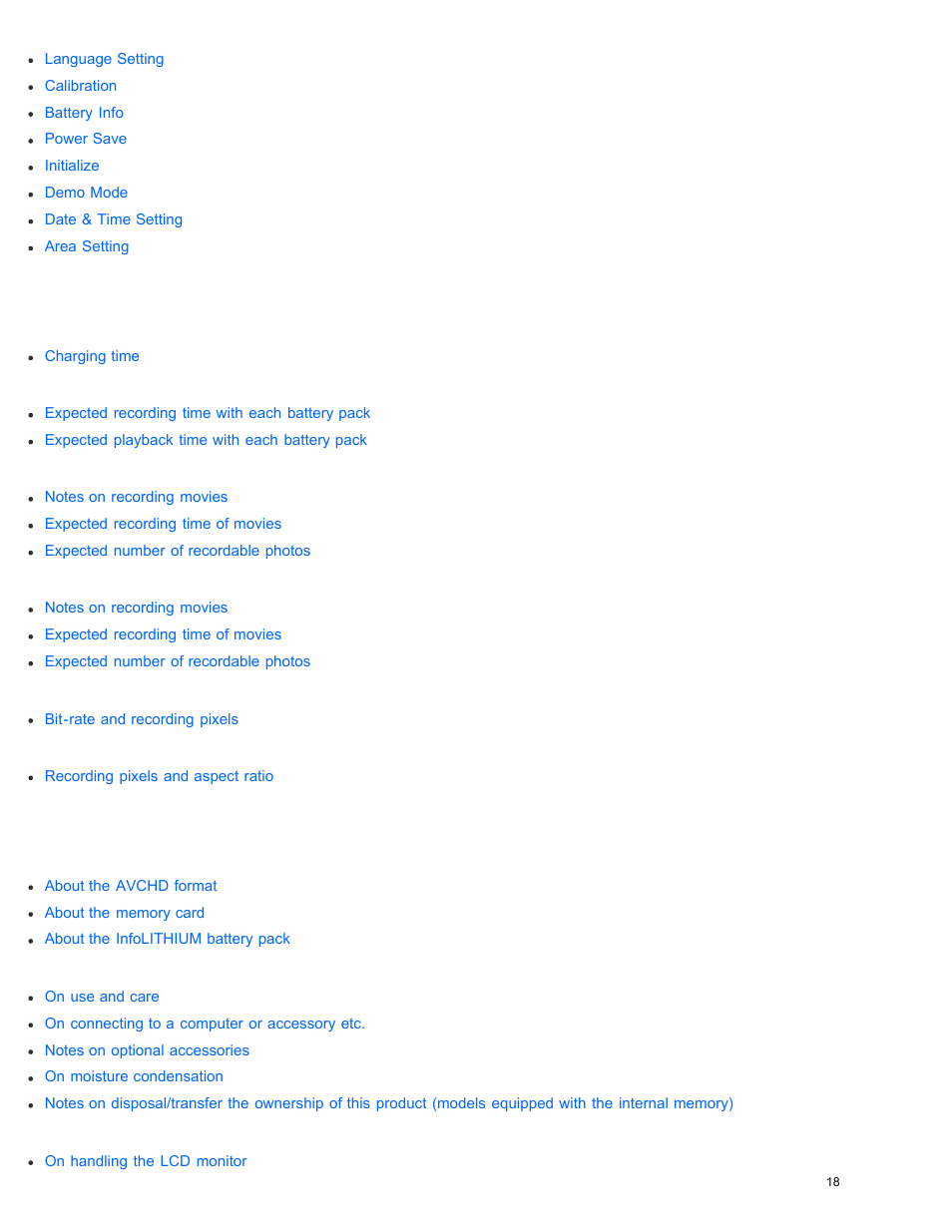 Sony HDR-PJ540 User Manual | Page 29 / 394