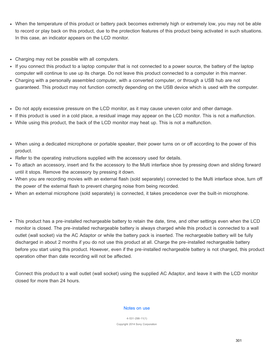 Sony HDR-PJ540 User Manual | Page 312 / 394