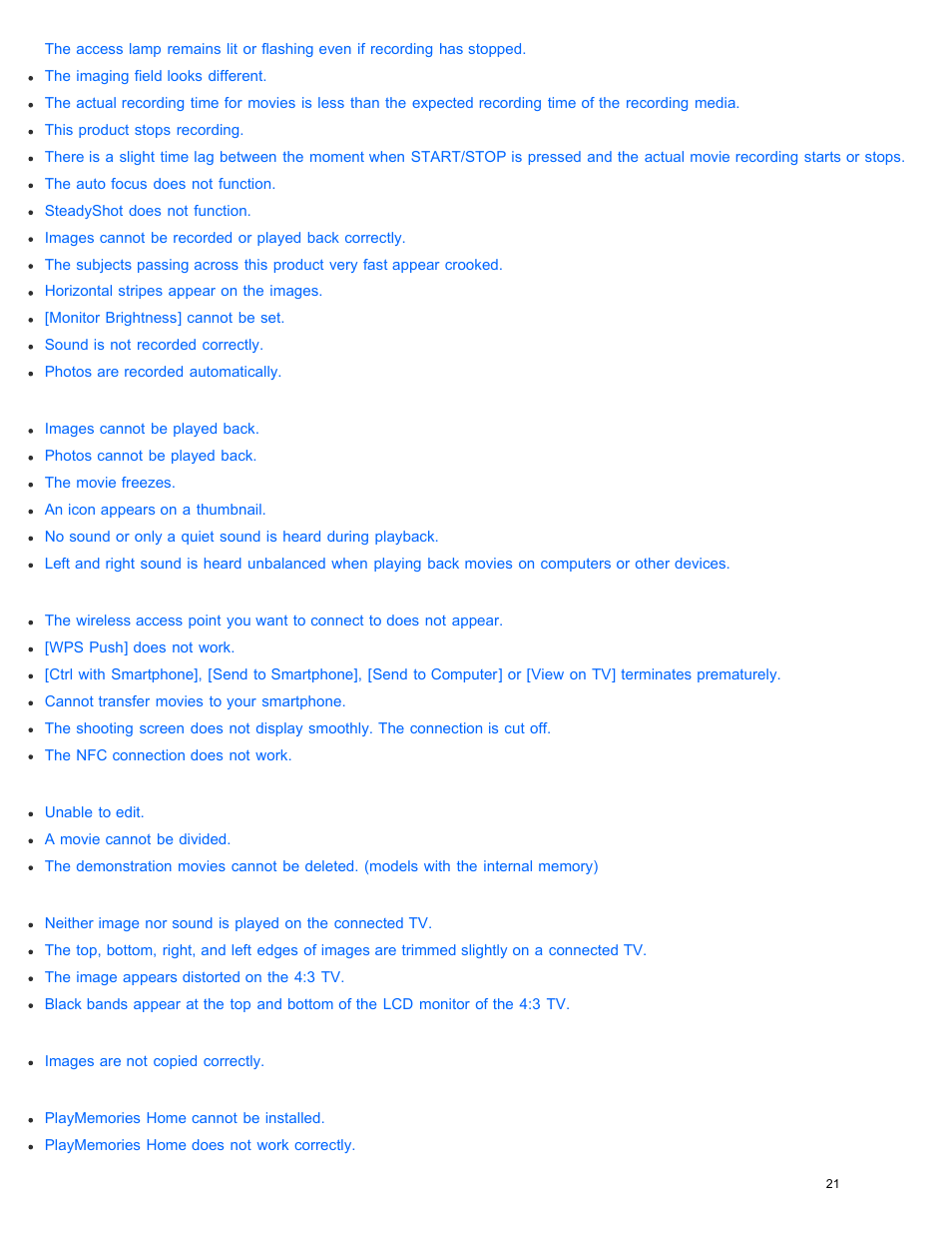 Sony HDR-PJ540 User Manual | Page 32 / 394