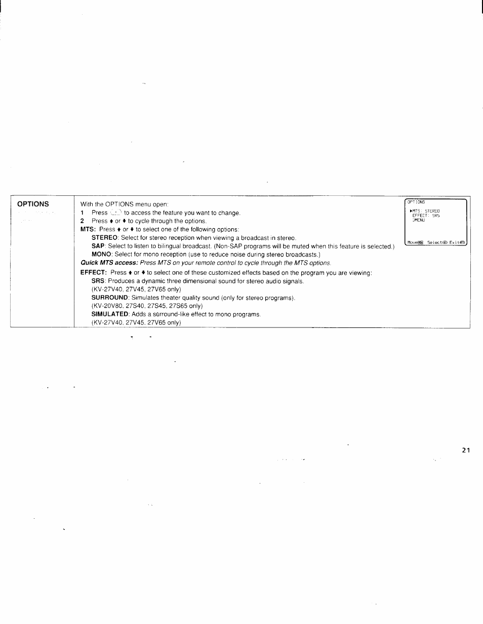 Sony KV-27V45 User Manual | Page 23 / 35