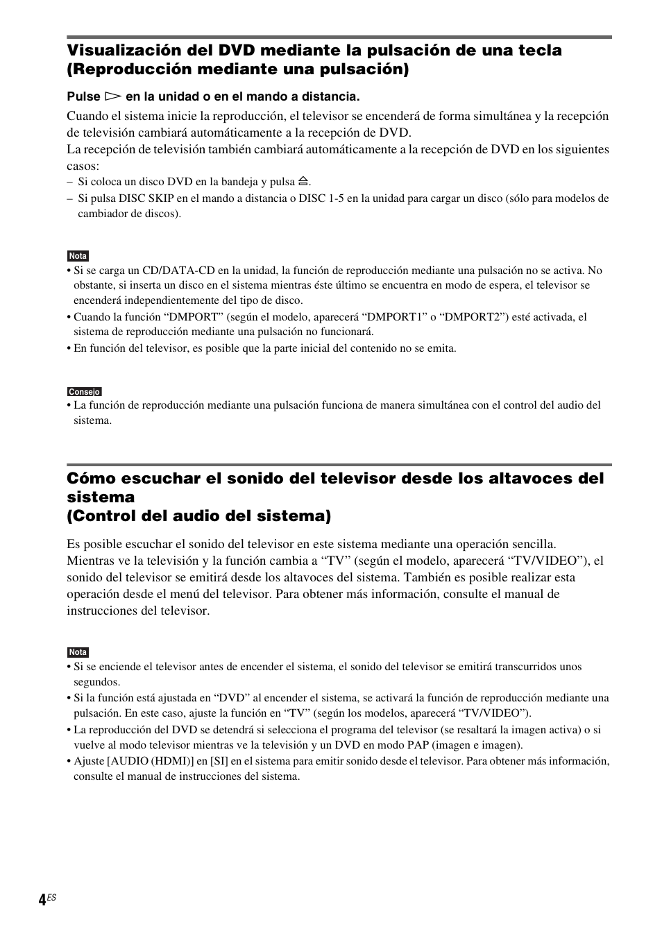 Sony DAV-HDX265 User Manual | Page 10 / 12