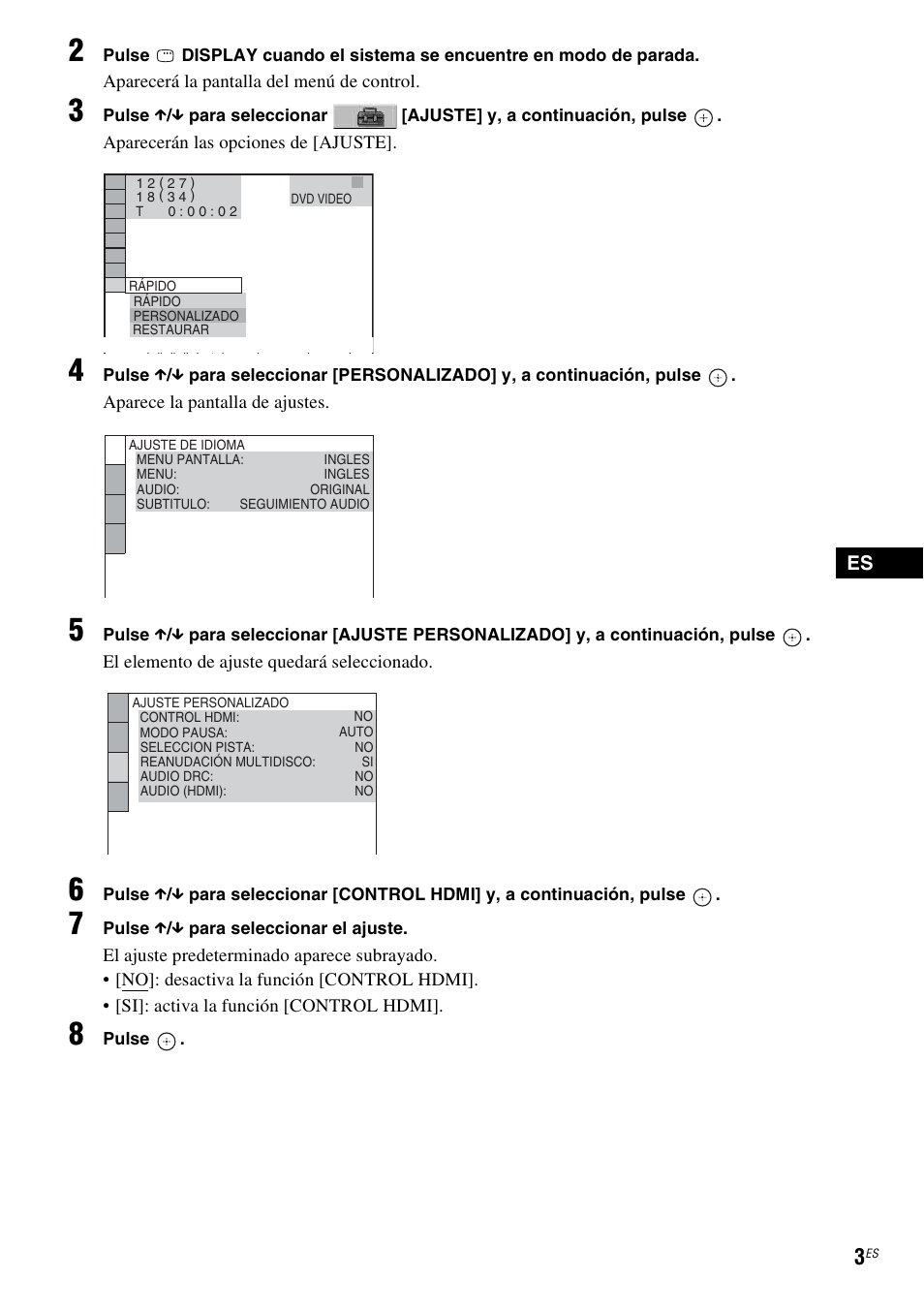 Sony DAV-HDX265 User Manual | Page 9 / 12