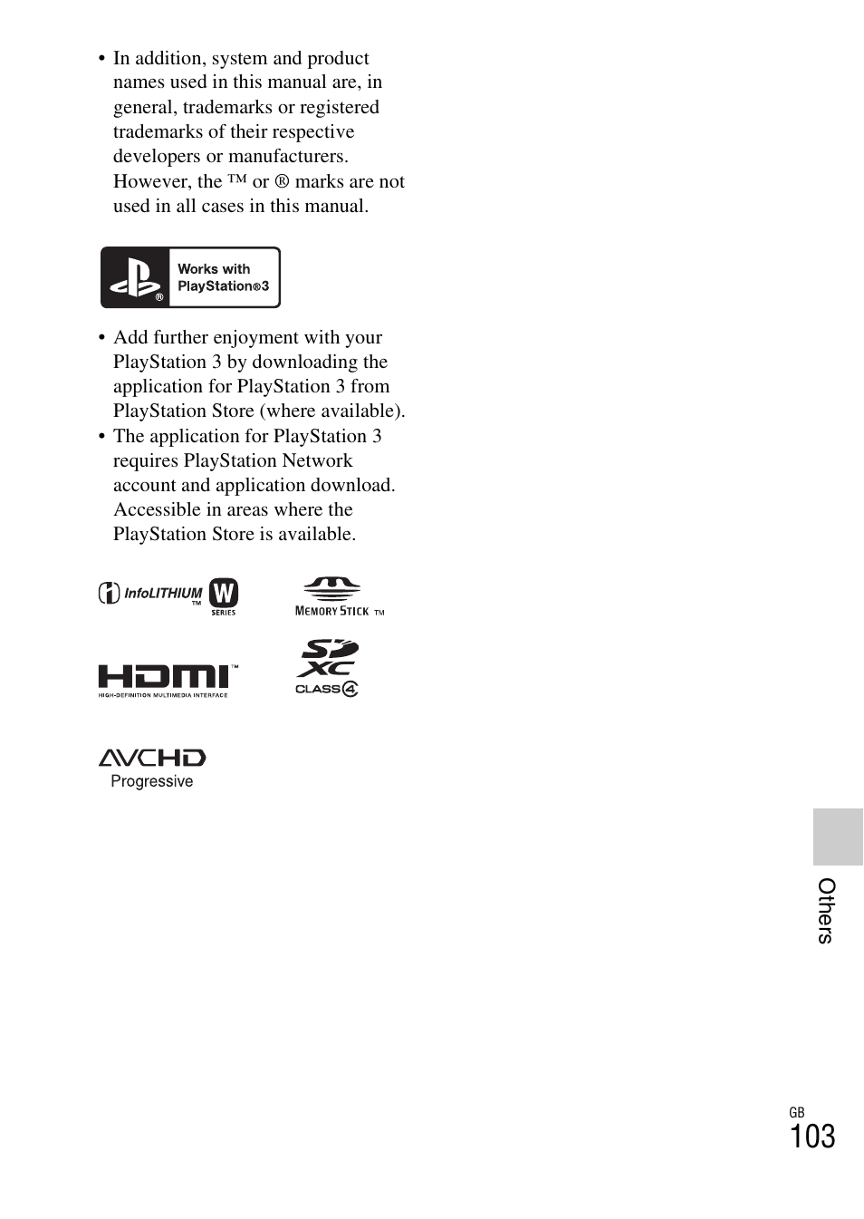 Sony NEX-5R User Manual | Page 103 / 107