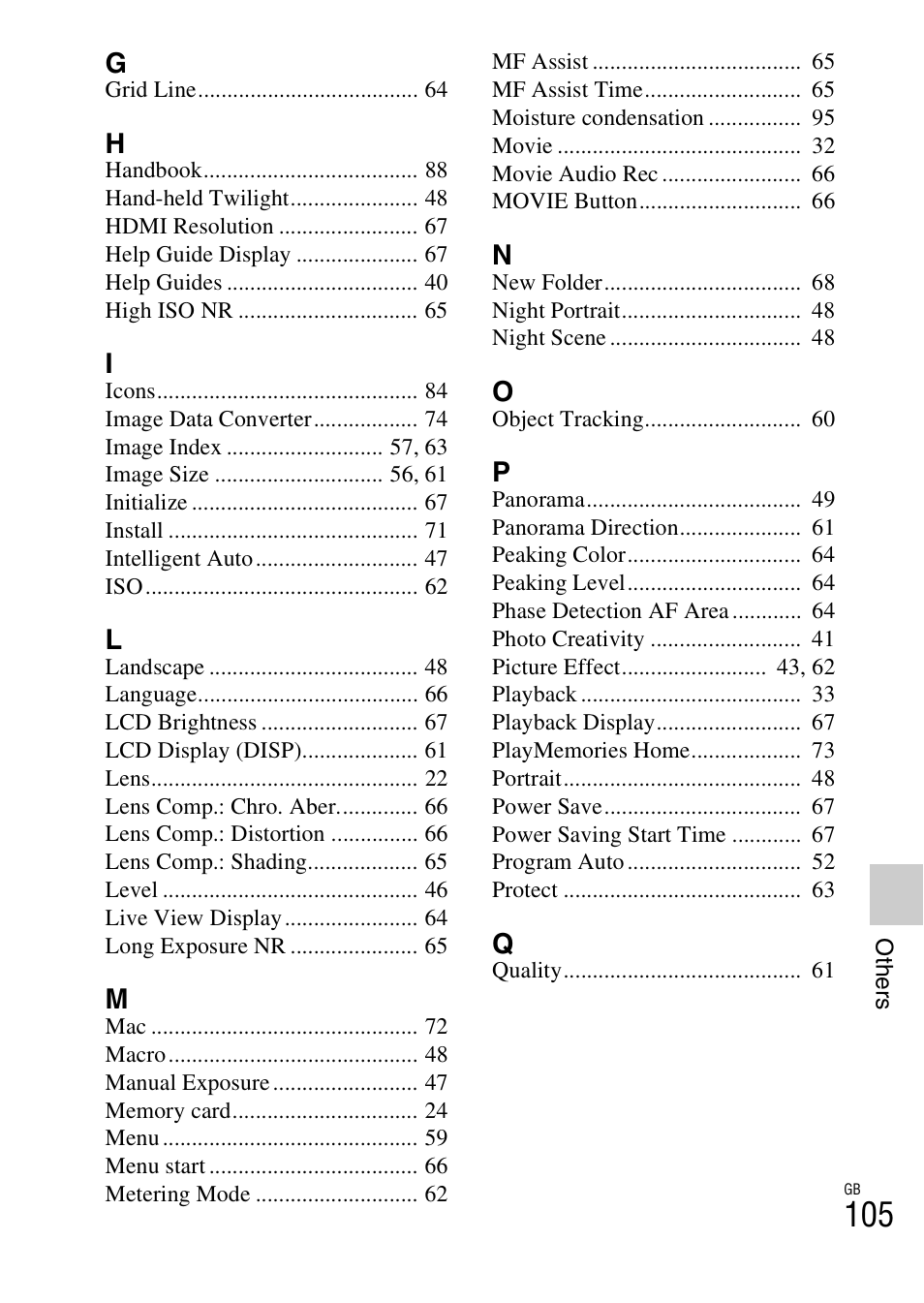 Sony NEX-5R User Manual | Page 105 / 107