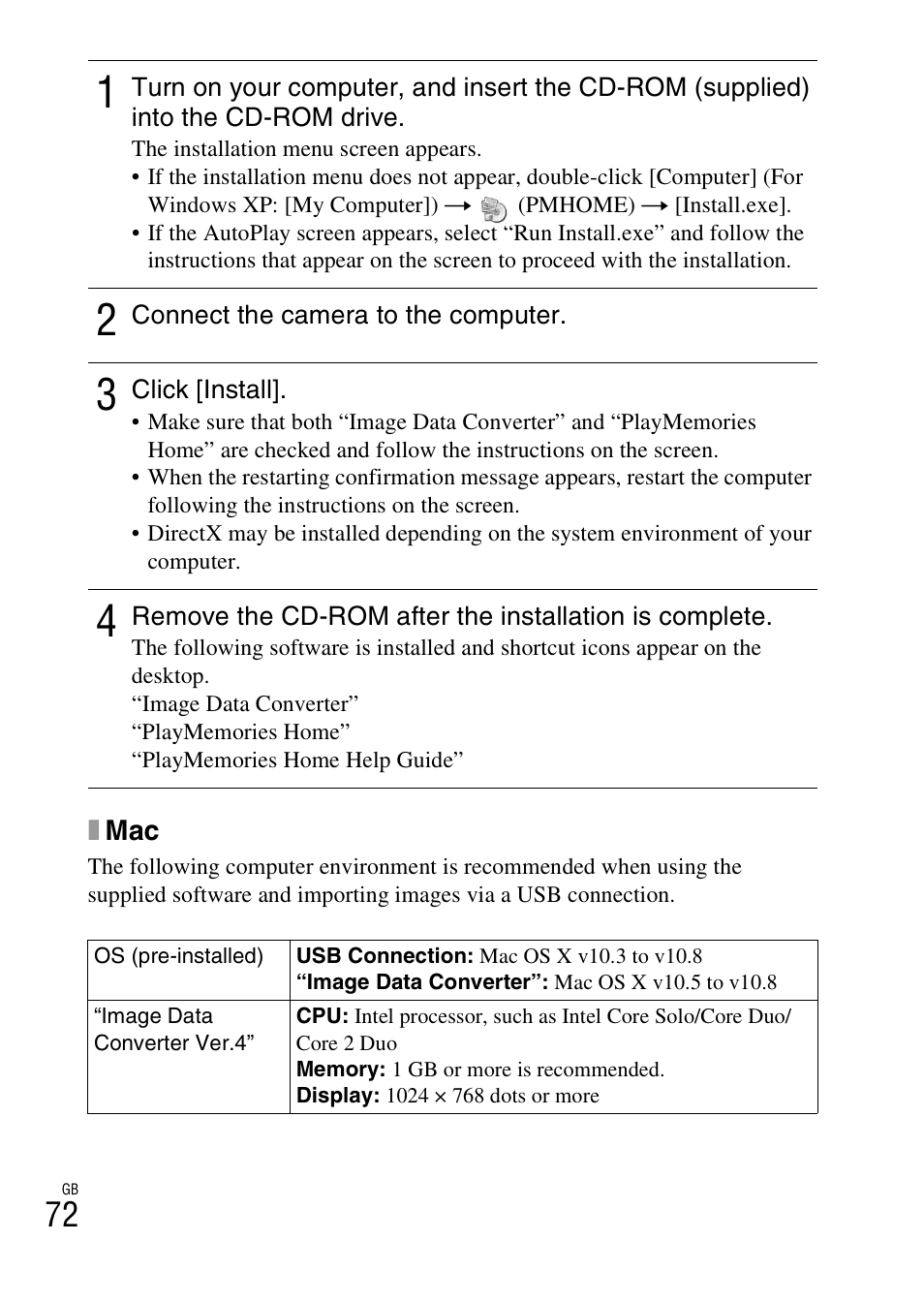 Sony NEX-5R User Manual | Page 72 / 107