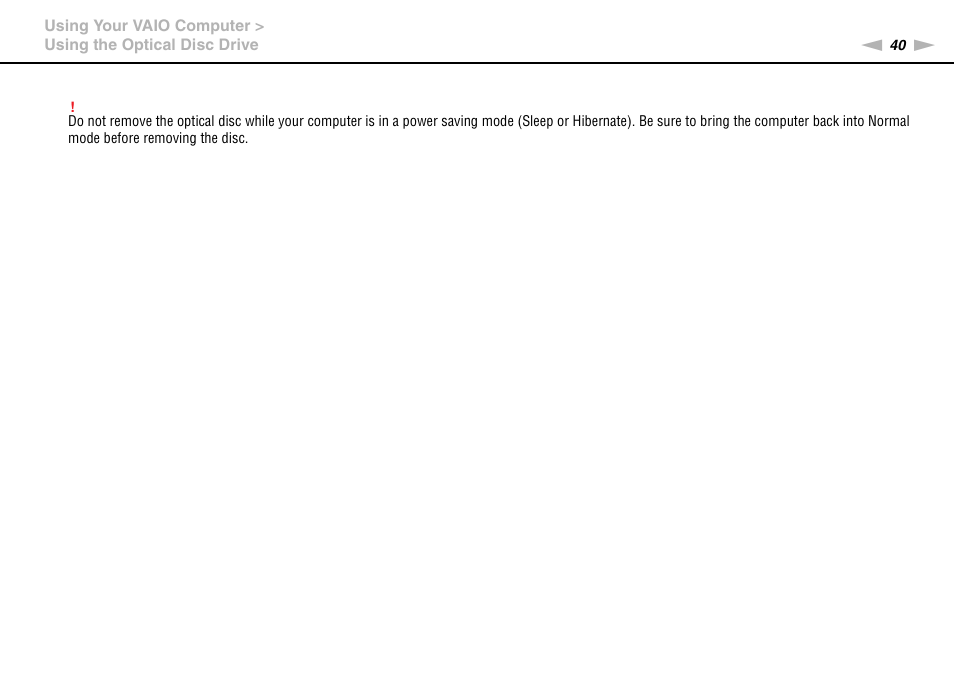 Sony VPCB1190X User Manual | Page 40 / 198