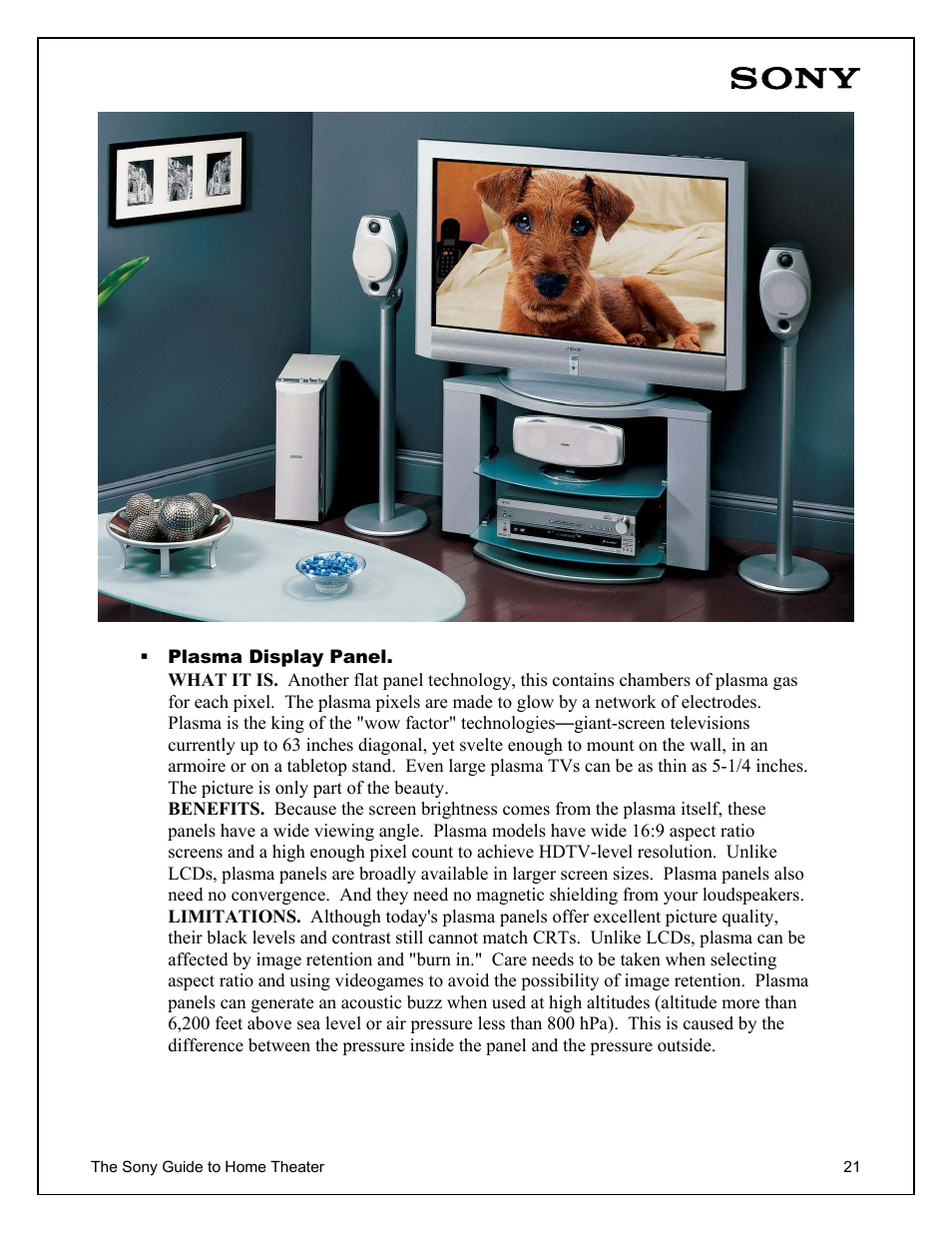 Sony Home Theater User Manual | Page 21 / 51