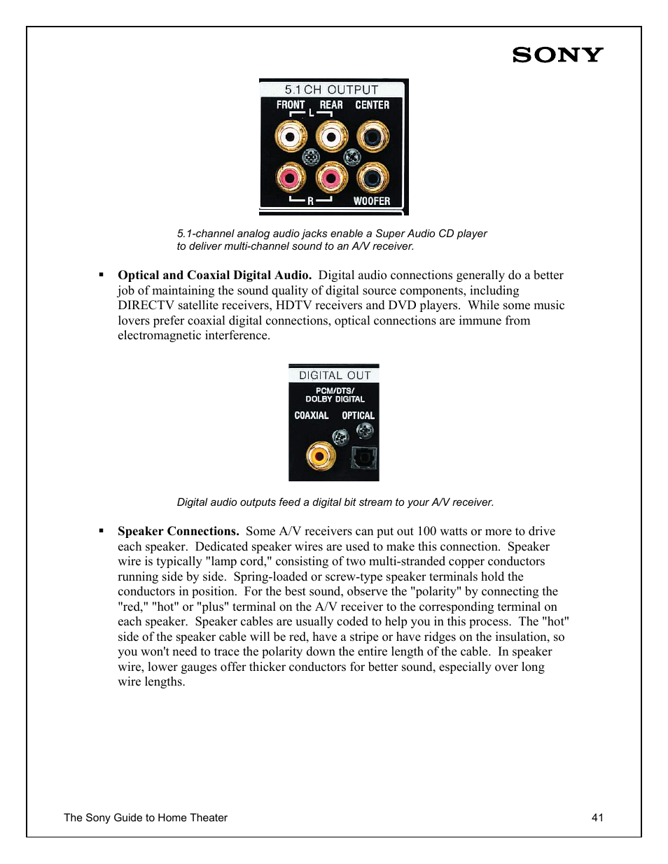 Sony Home Theater User Manual | Page 41 / 51