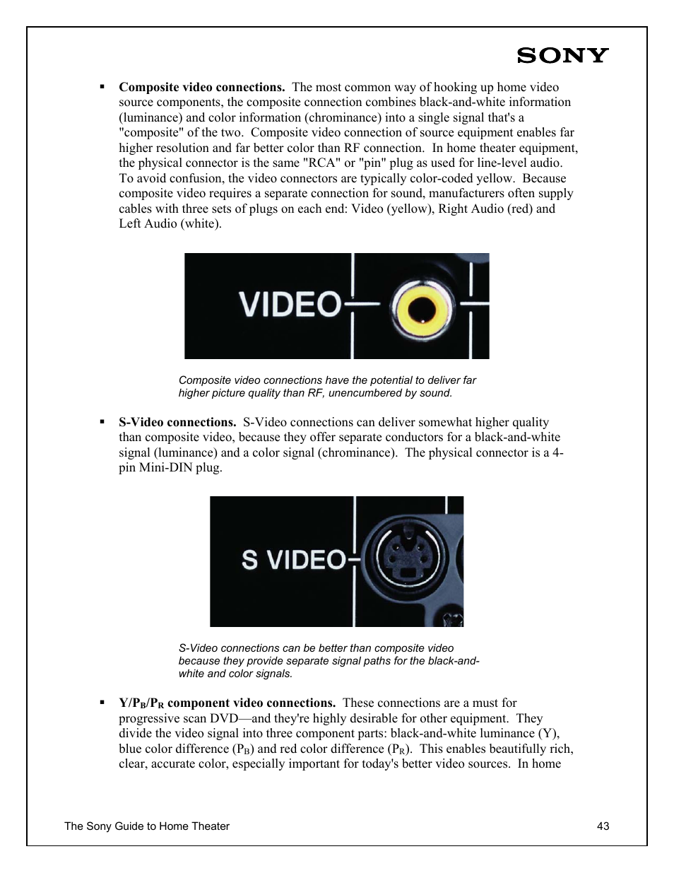 Sony Home Theater User Manual | Page 43 / 51