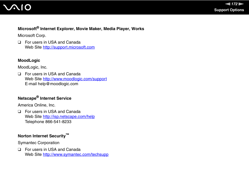 Sony VGN-FS775P User Manual | Page 172 / 179