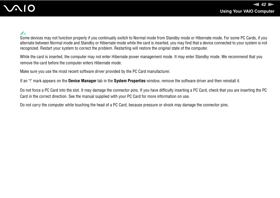 Sony VGN-FS775P User Manual | Page 42 / 179