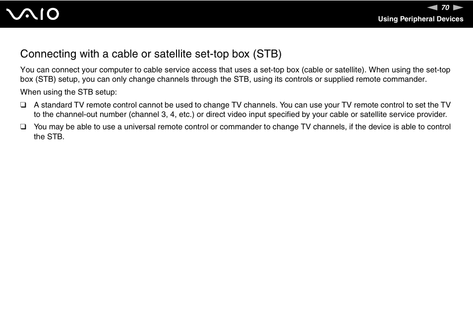 Sony VGN-FS775P User Manual | Page 70 / 179
