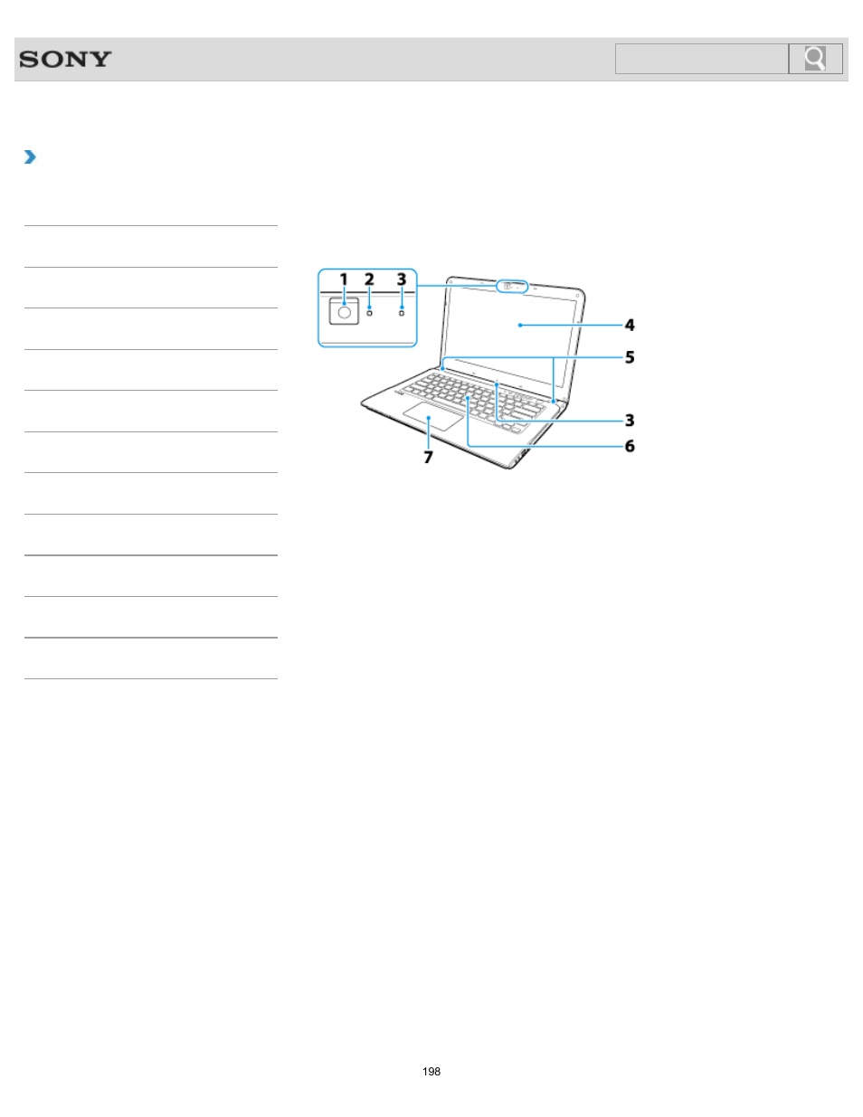 Parts and controls on the front, How to use | Sony SVE14A25CXH User Manual | Page 198 / 399