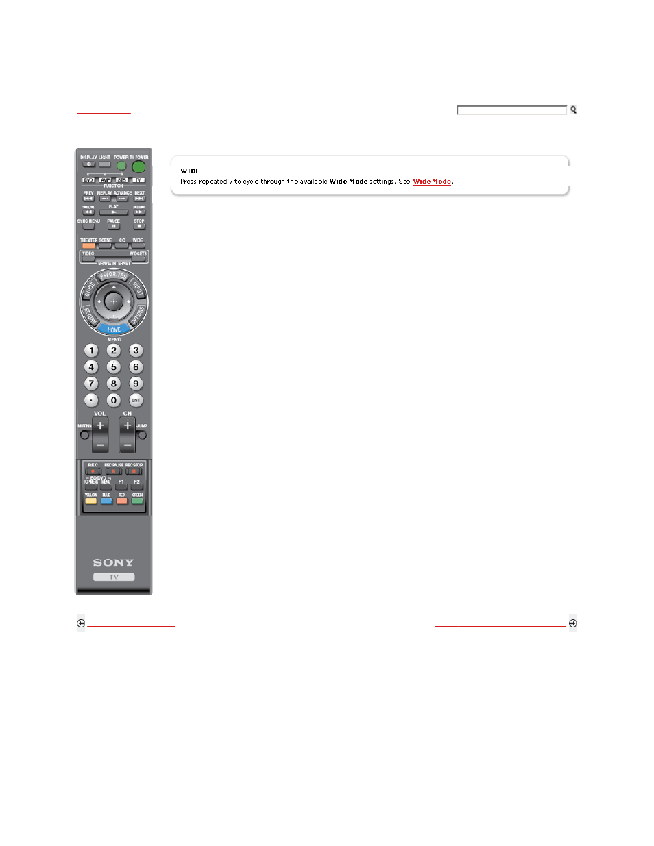 Remote control button description | Sony KDL-40XBR9 User Manual | Page 68 / 346