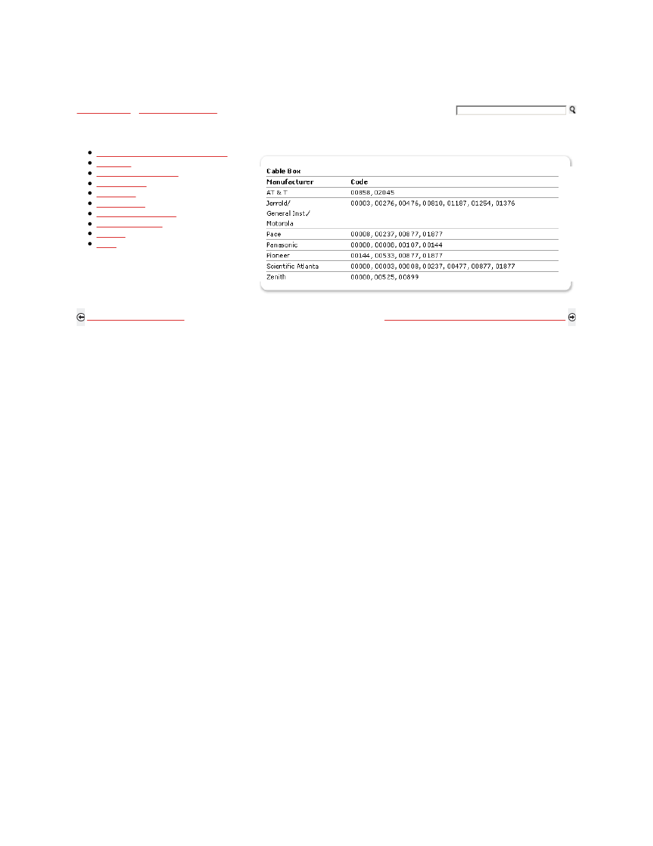 Other manufacturer equipment codes | Sony KDL-40XBR9 User Manual | Page 89 / 346