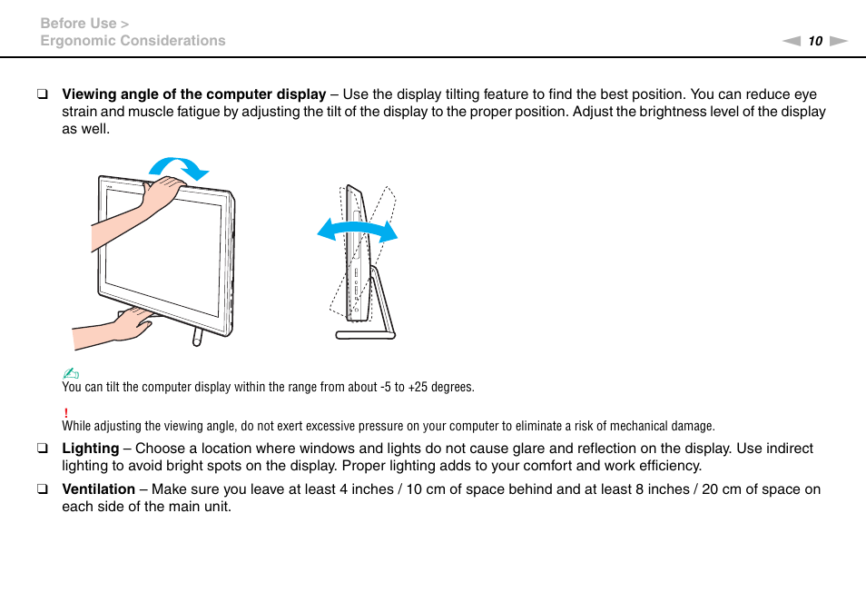 Sony VPCL236FX User Manual | Page 10 / 196