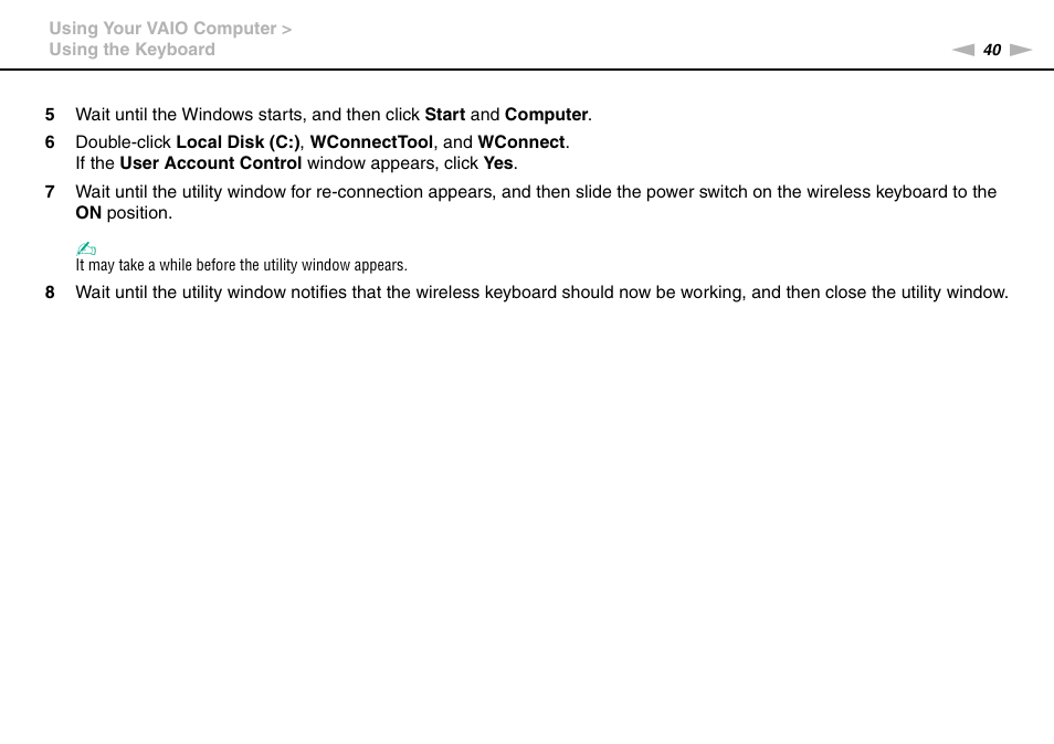 Sony VPCL236FX User Manual | Page 40 / 196