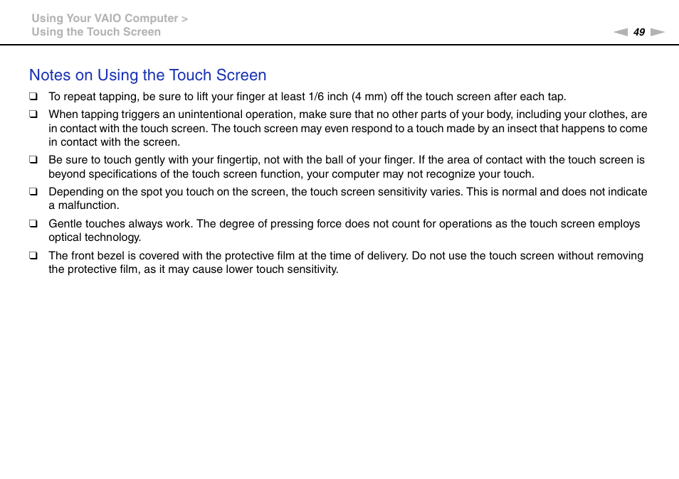 Sony VPCL236FX User Manual | Page 49 / 196