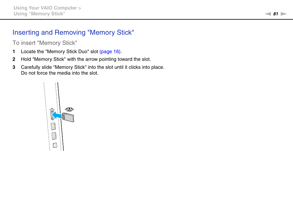 Sony VPCL236FX User Manual | Page 81 / 196