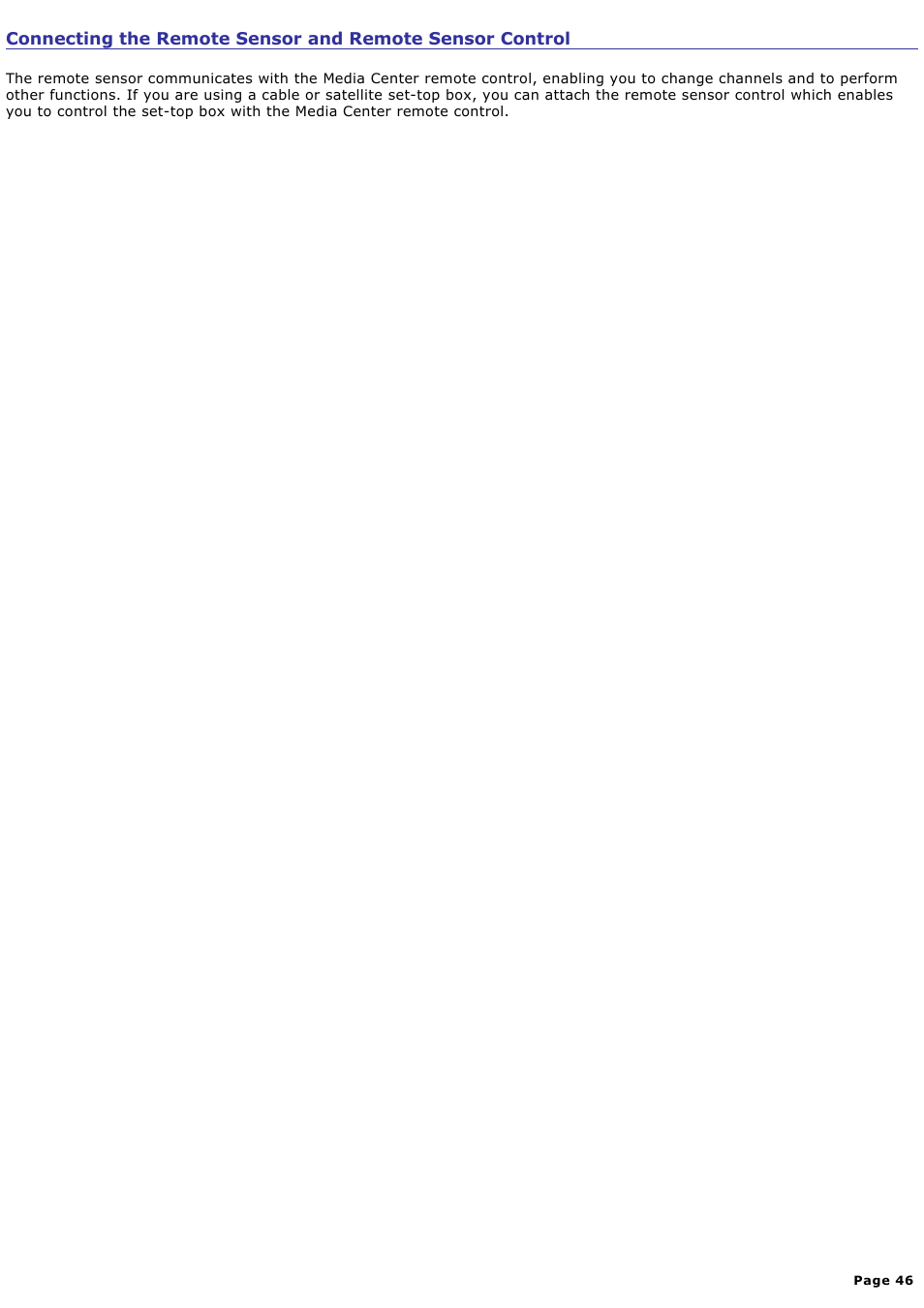 Sony VGC-RA825GY User Manual | Page 46 / 164